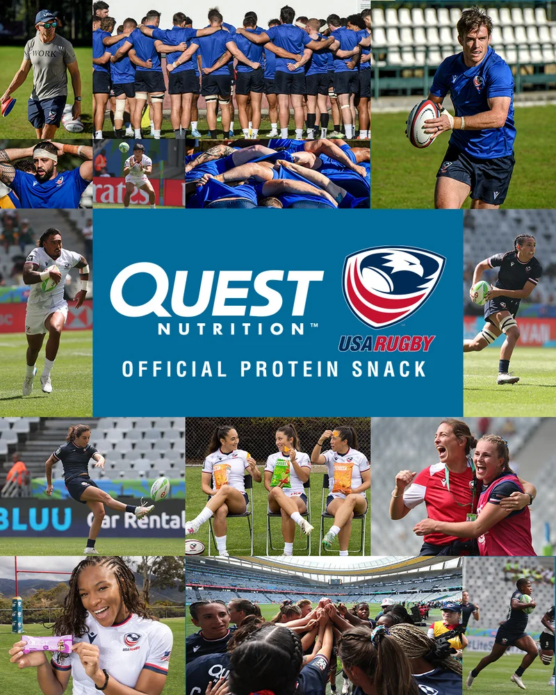 Quest Nutrition Official Protein Snack of USA Rugby