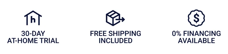 30-day at-home trial. Free shipping included. 0% financing available.