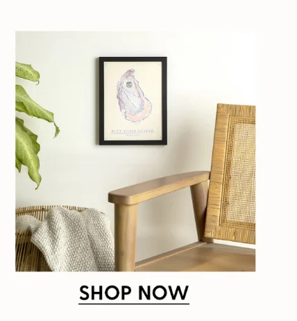 Blue Point Oysters - Limited Edition Foil Art Print