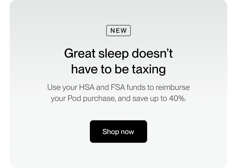 Sleep now. Pay later.