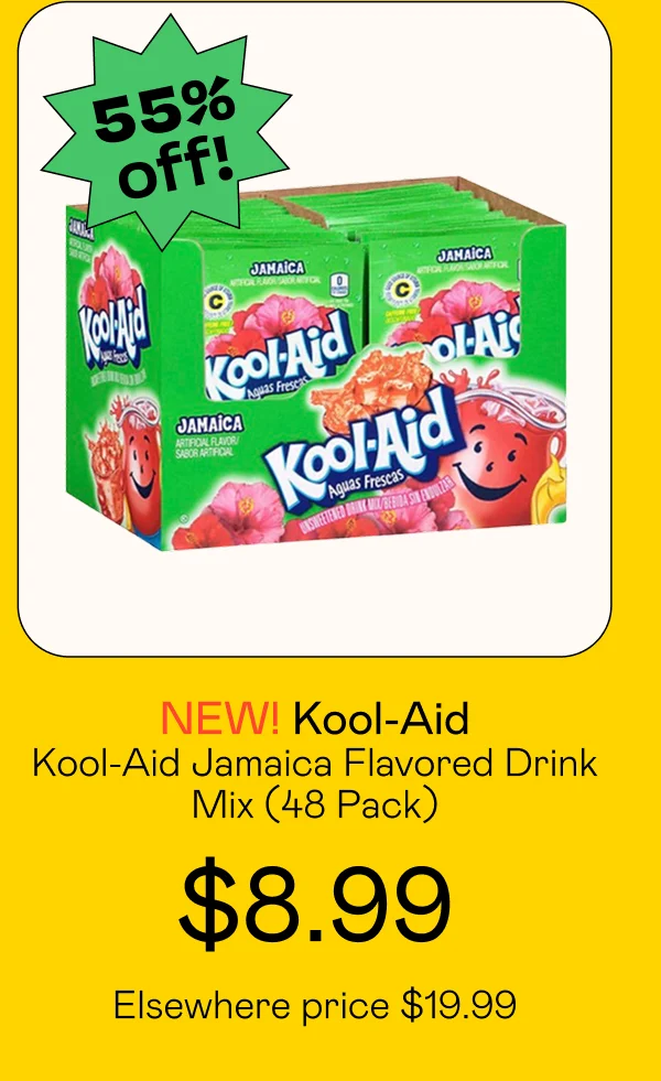 Kool-Aid Jamaica Flavored Drink Mix (48 Pack)