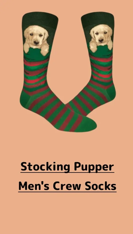 Stocking Pupper Men's Crew Socks