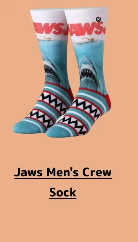 Jaws Men's Crew Sock