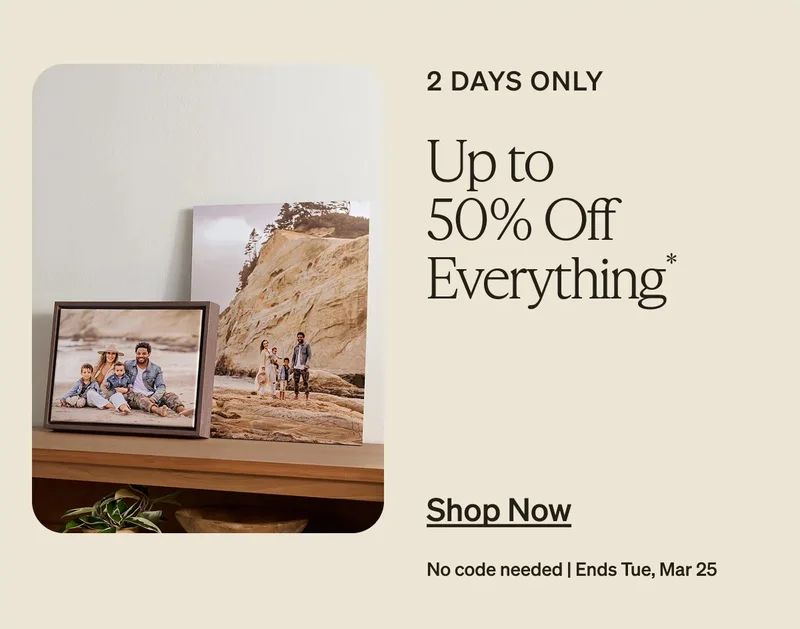 Up to 50% Off EVERYTHING
