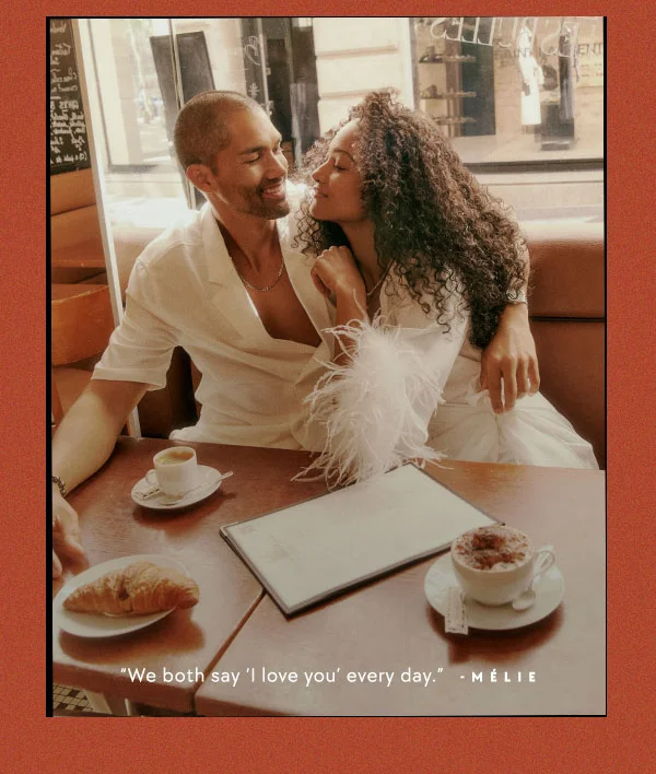 We both say I love you everyday