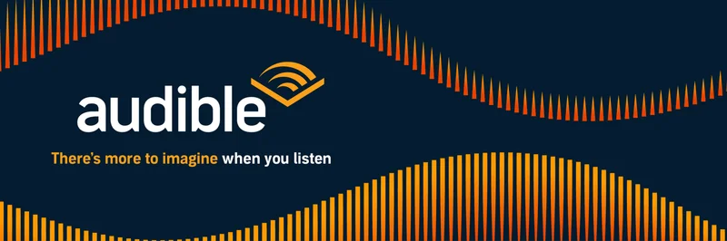 Audible Footer ad. Text that reads: "There's more to imagine when you listen."