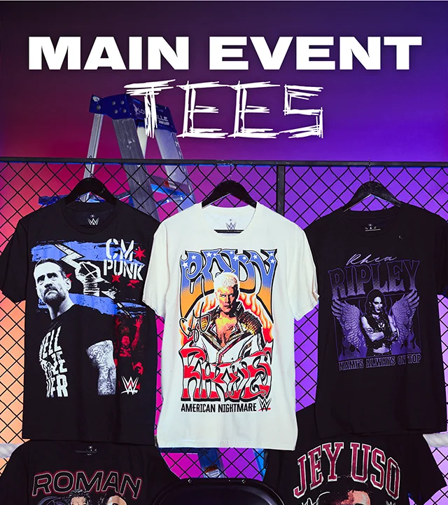 Main Event Tees Shop WWE