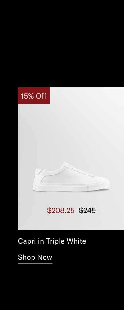 Capri in Triple White. Shop Now