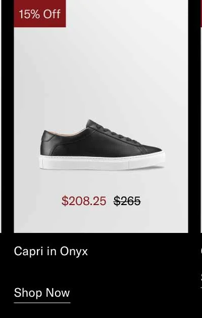 Capri in Onyx. Shop Now