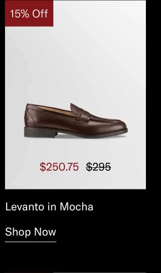 Levanto in Mocha. Shop Now