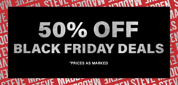 50% Off Black Friday Deals