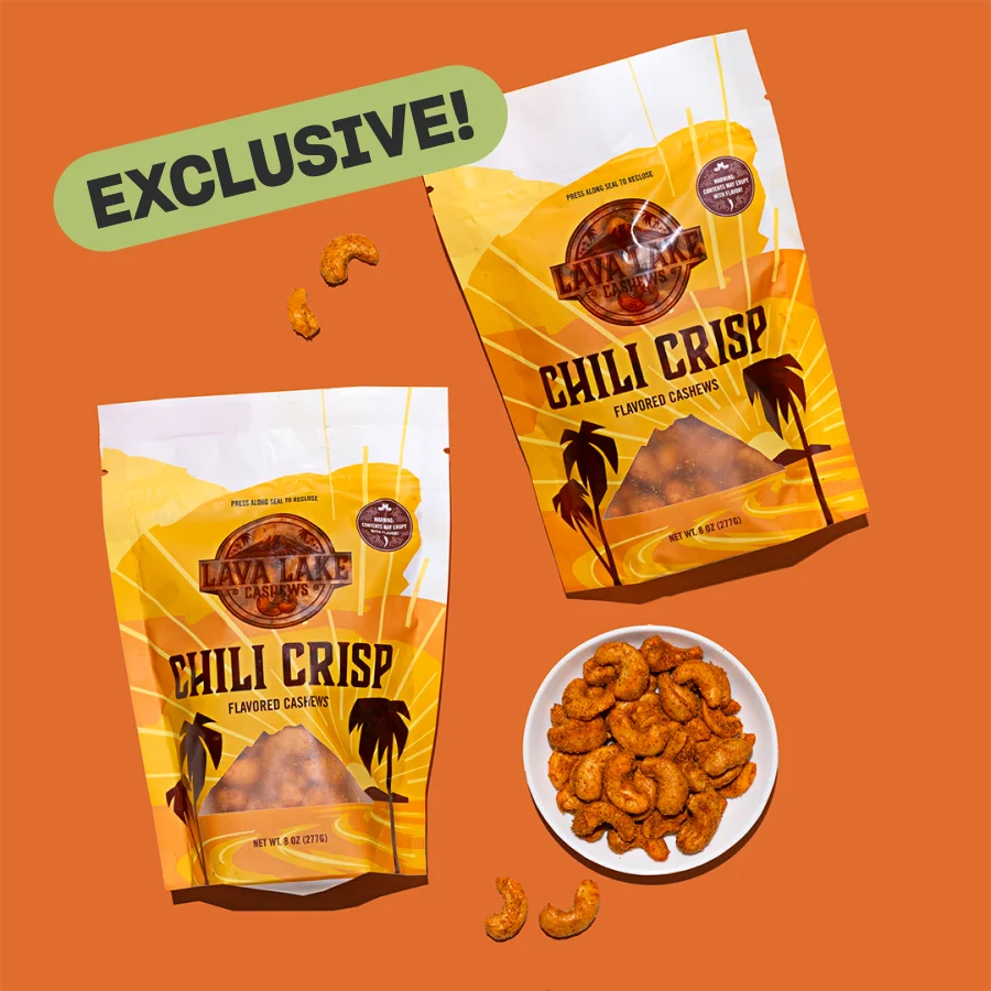 Lava Lake Chili Crisp Cashews
