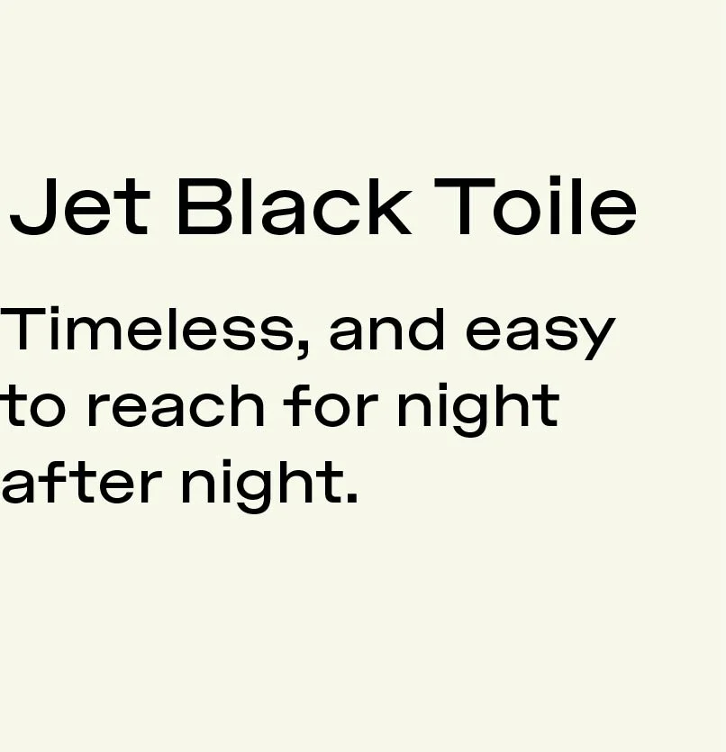 Jet Black Toile