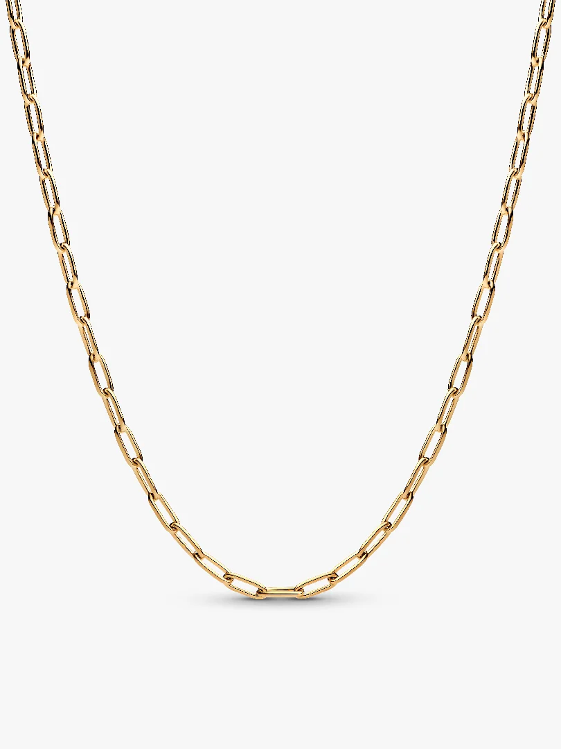 Elongated Link Chain Necklace