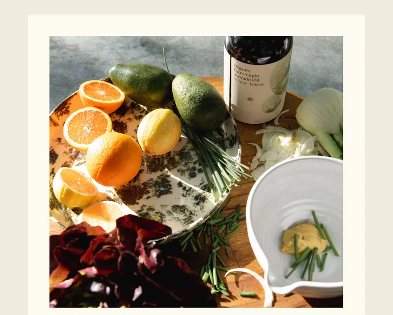 Avocado Orange Mustard Vinaigrette Image