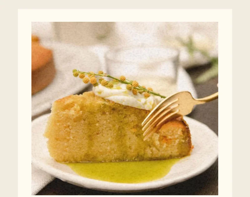 Lemon Avocado Oil Cake Image