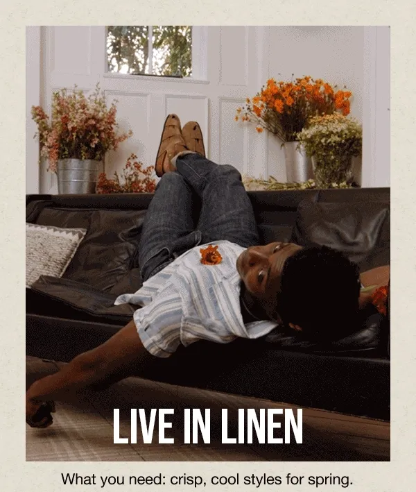 LIVE IN LINEN | What you need: crisp, cool styles for spring.