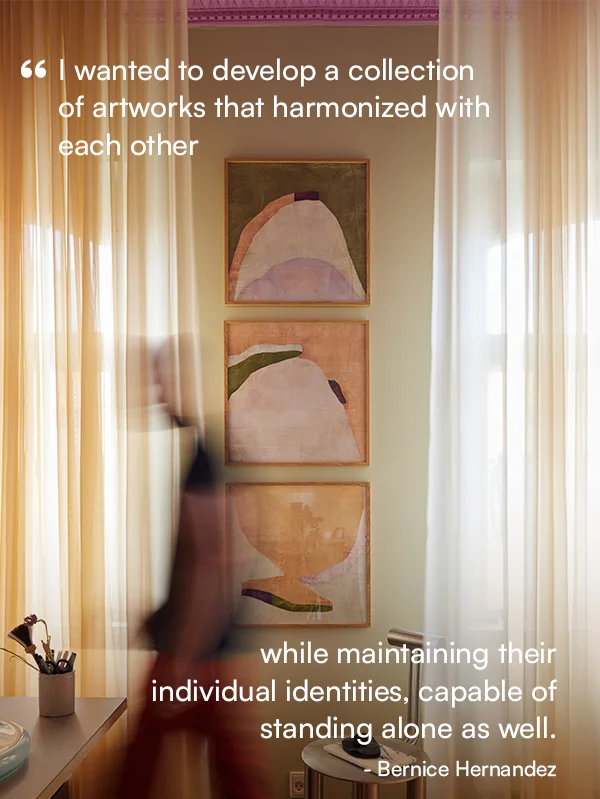 Ritmo Collection on the wall