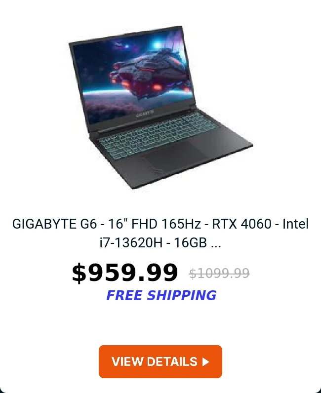 GIGABYTE G6 - 16