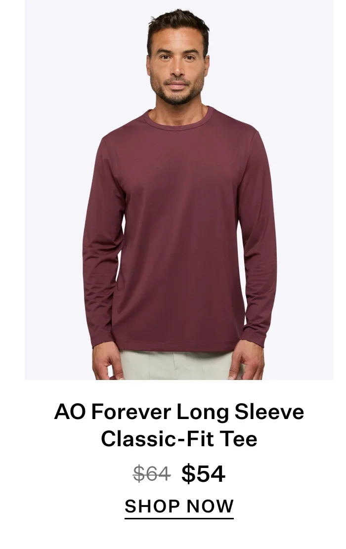 AO Forever Long Sleeve Classic-Fit Tee