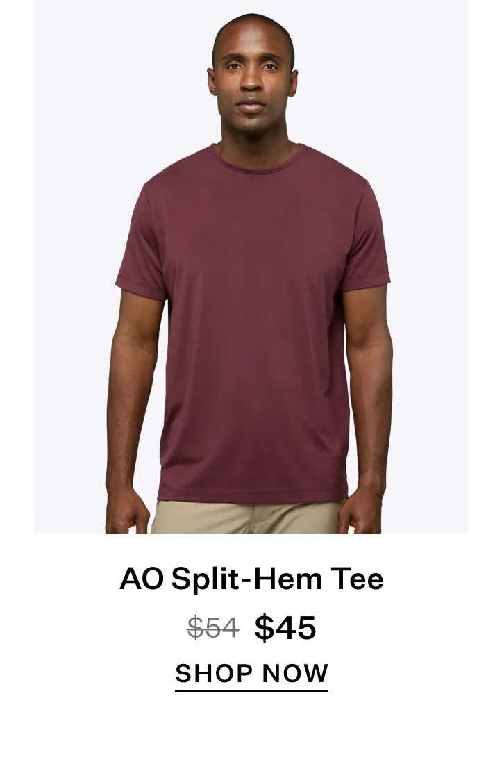 AO Split-Hem Tee