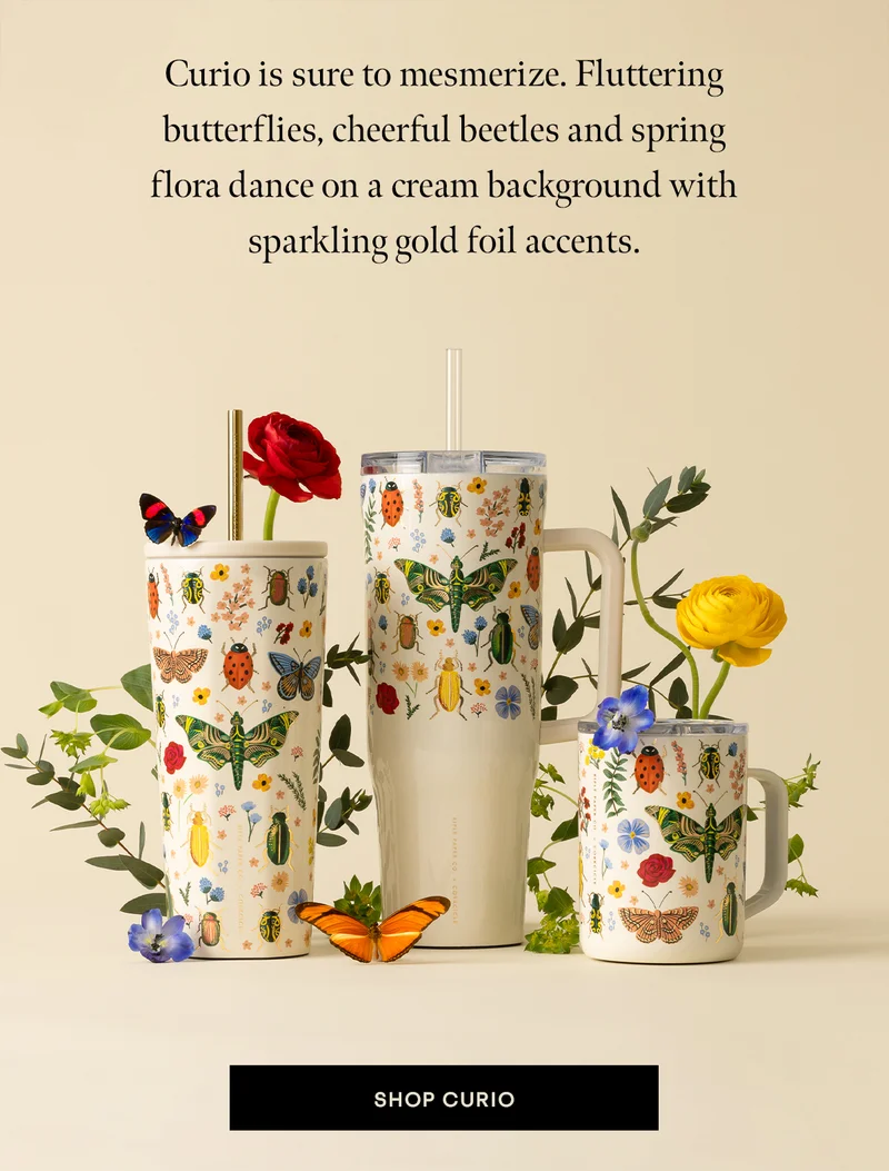 New Rifle Paper Co. Peacock & Curio patterns are perfect for spring!!