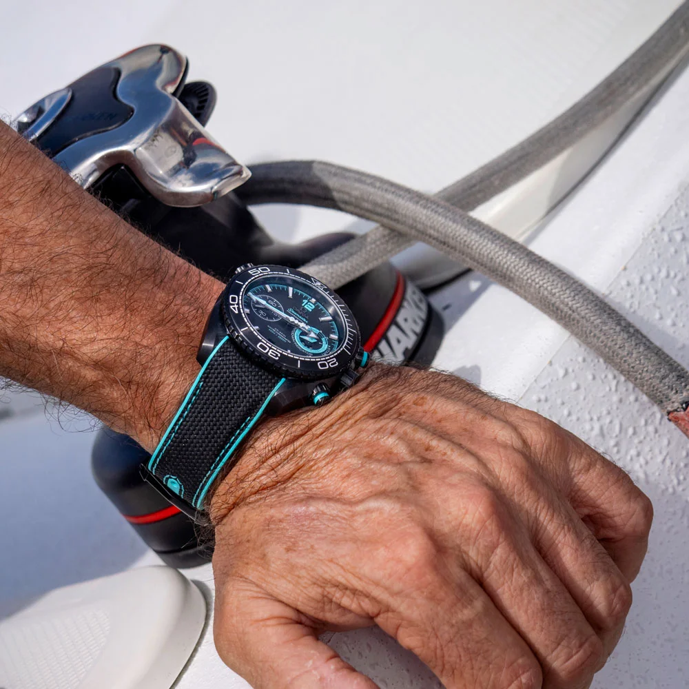 Seamaster Planet Ocean 600M 45.5 mm, black ceramic on rubber strap - 215.92.46.51.01.003