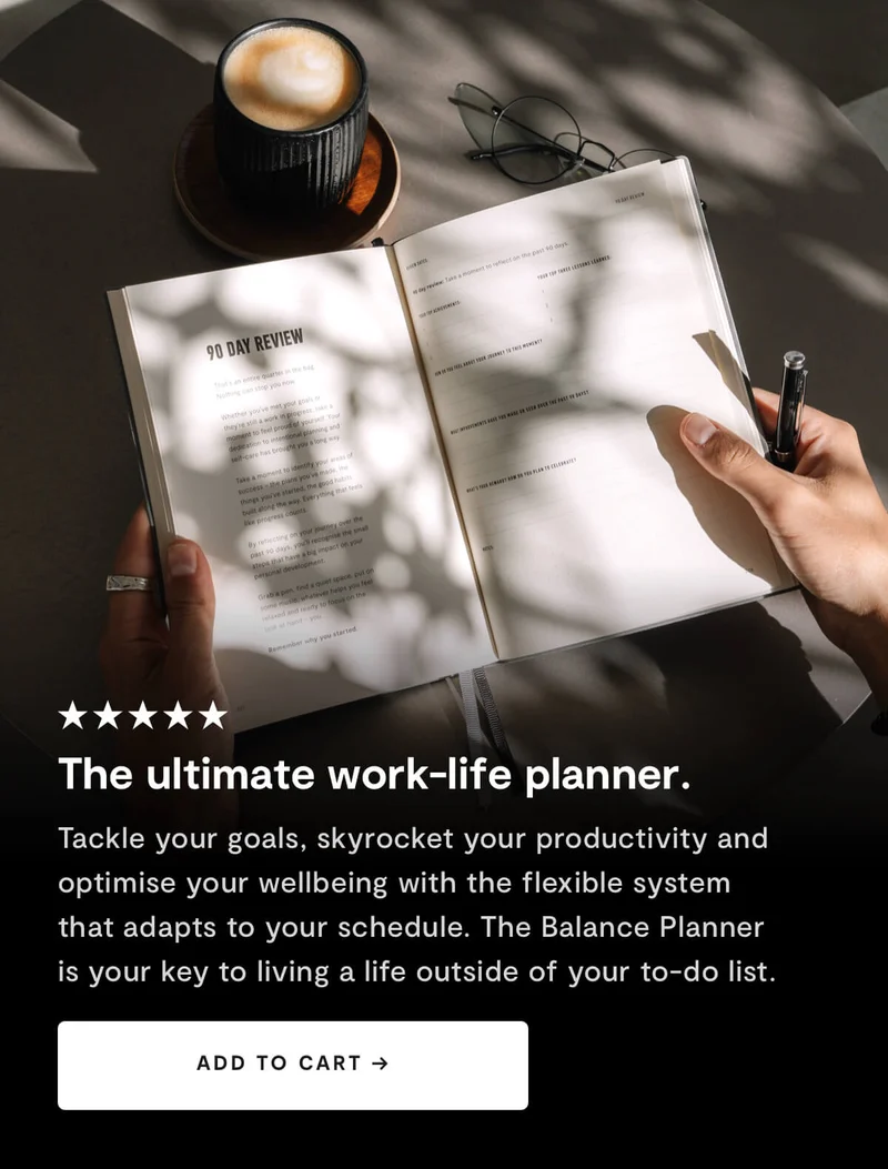 The Ultimate Work-life Planner.