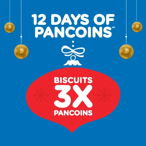12 Days of PanCoins℠ 3X PanCoins on Biscuits