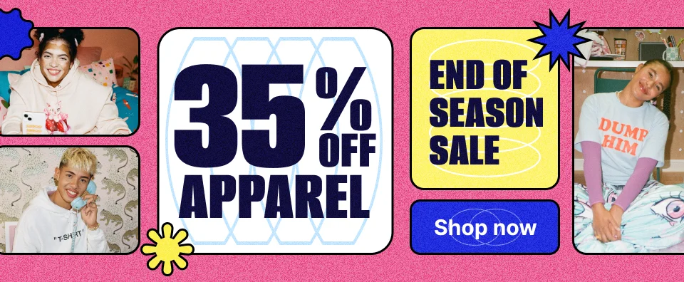 35% off apparel