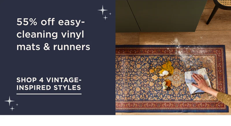 55% OFF EASY-CLEANING MATS