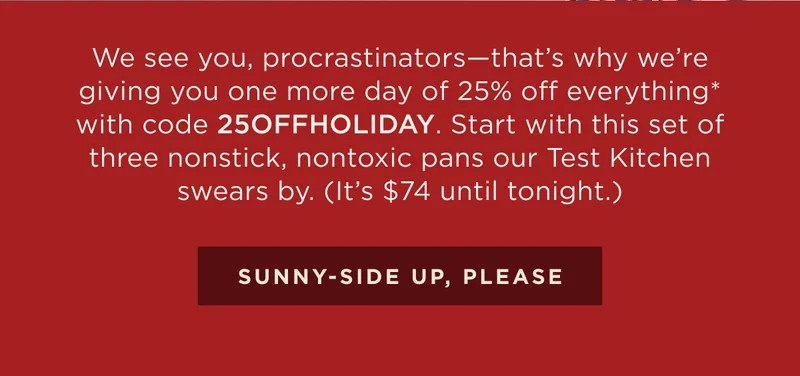 SUNNY-SIDE UP PLEASE
