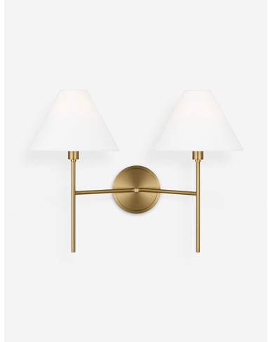 Mansfield Sconce-Burnished Brass / Large