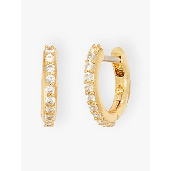 Tiny Twinkles Pavé Mini Hoops