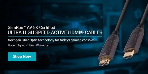 8K Certified Ultra High Speed AOC HDMI® Cable, CMP Plenum Rated