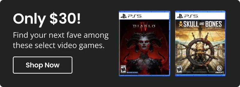 Only $30! Find your next fave among these select video games. | Shop Now
