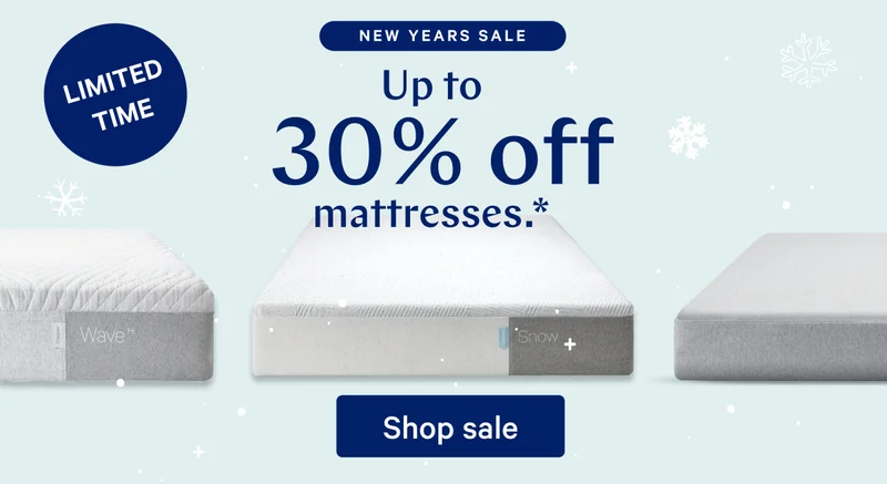 Up to 30% off mattresses* >> Shop sale >>