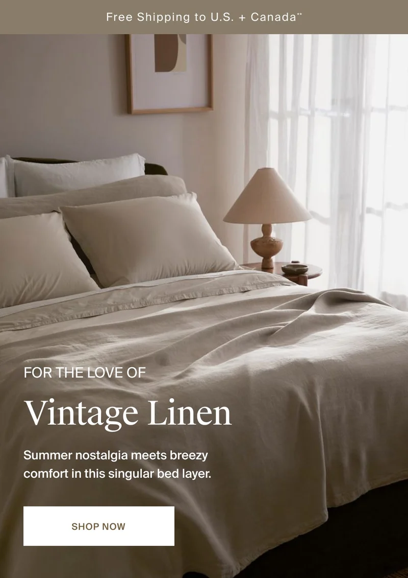 Vintage Linen | Shop Now