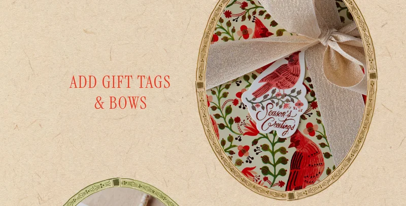 Add Gift TAGS & BOWS