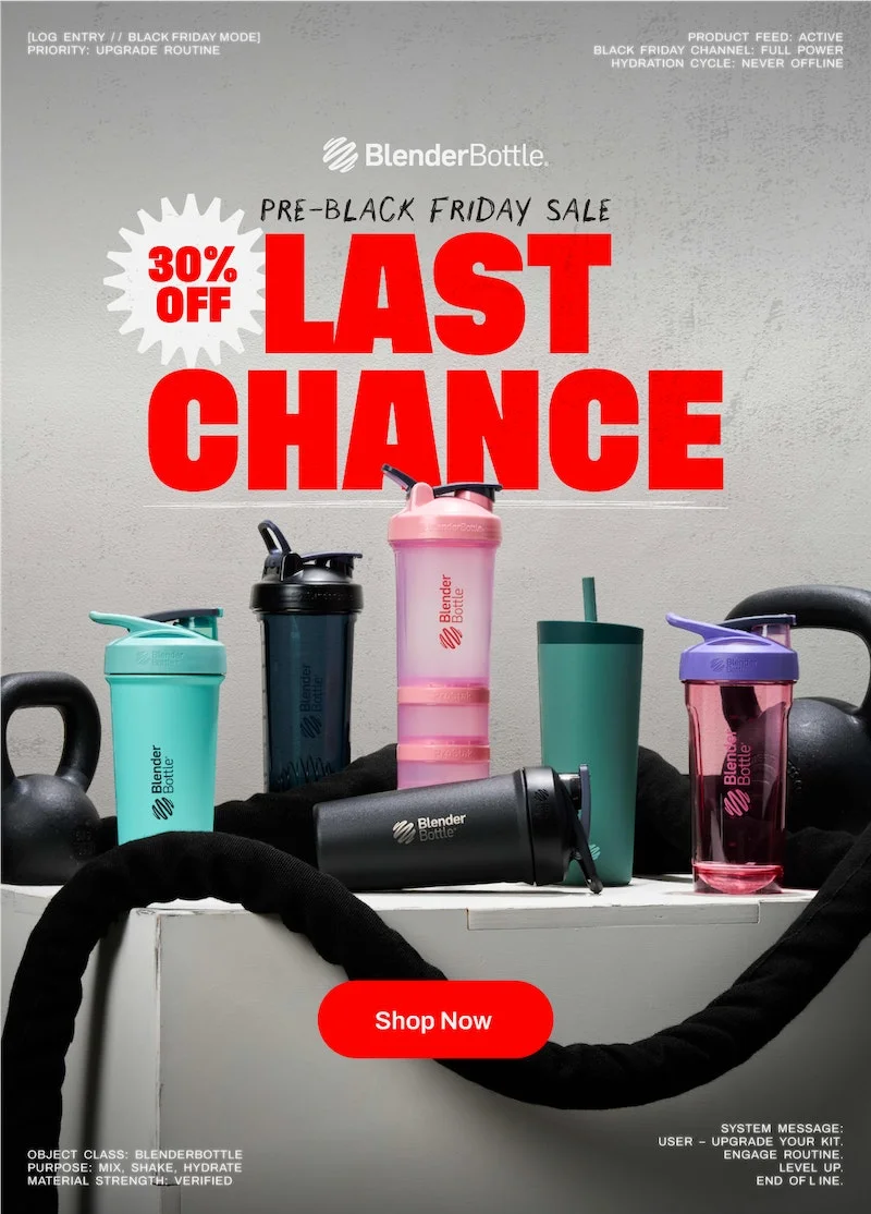 Last Chance to save during the Early Black Friday Sale