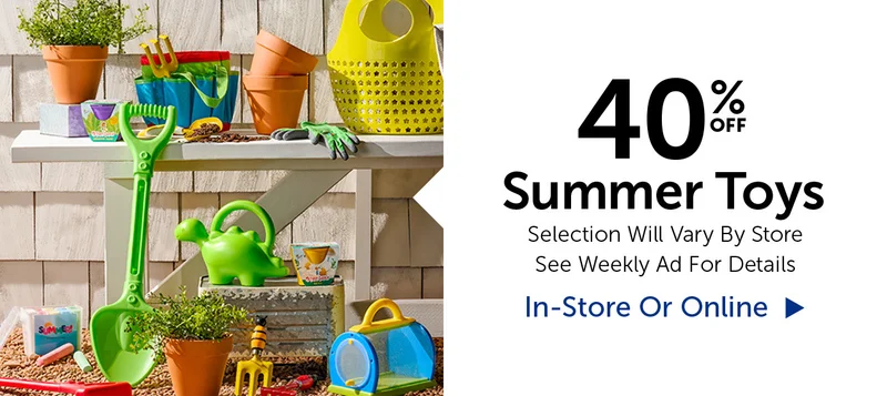 40% Off Summer Toys - Select Categories