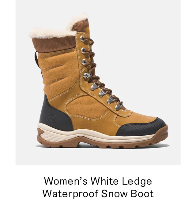 Women's White Ledge Waterproof Snow Boot