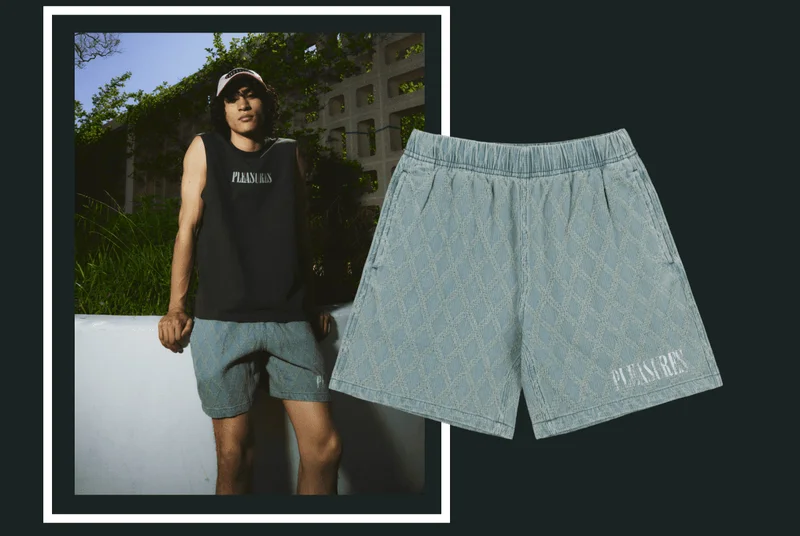 DIAMOND JACQUARD SHORTS