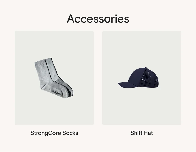 Accessories: StrongCore Socks / Shift Hat