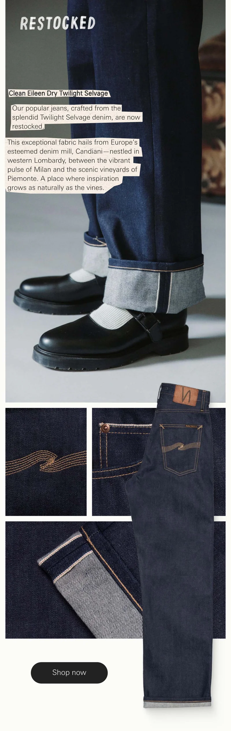 Clean Eileen Dry Twilight Selvage
