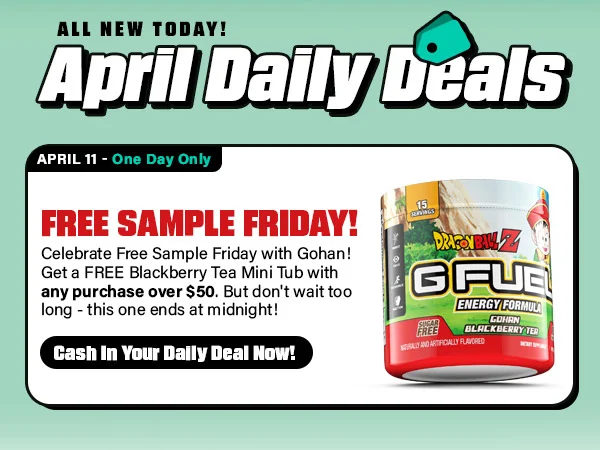FREE SAMPLE FRIDAY! CASH IN YOUR DAILY DEAL NOW!