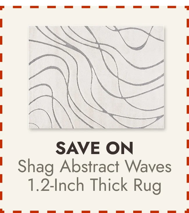SAFAVIEH Florida Shag Sigtraud Abstract Waves 1.2-inch Thick Rug