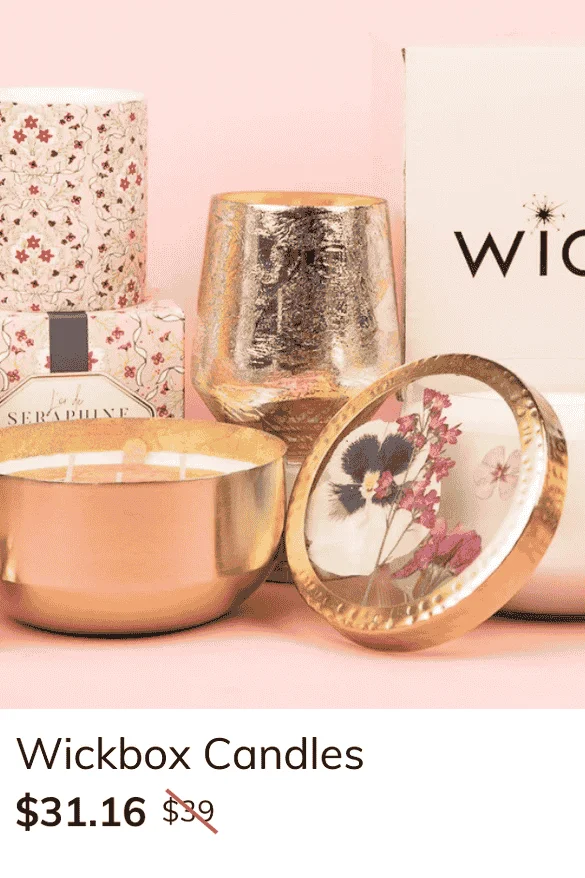 Monthly Large Luxury Candle Subscription Box