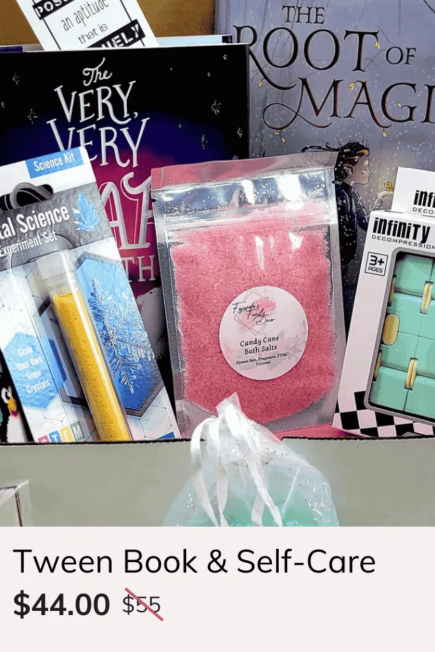 Winter themed Tween book box