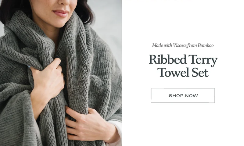 Shop The Ribbed Terry Towel Set